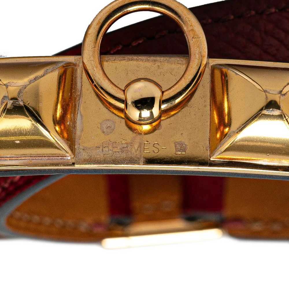 Hermès Rivale leather bracelet - image 6