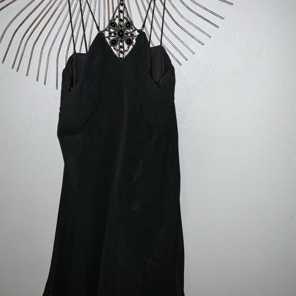 Fairy Goth Black Party Slip Dress Y2K Jones Wear … - image 1