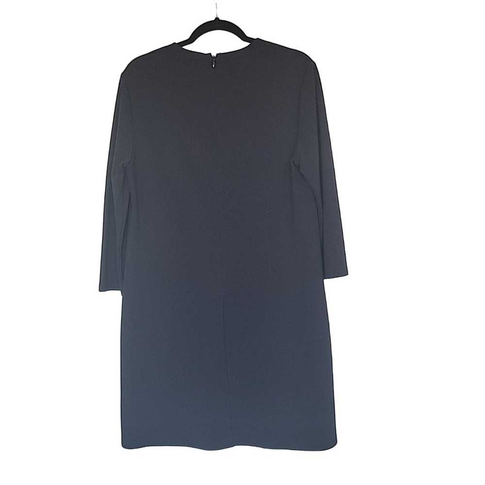 Eliza J Ponte V Neck 3/4 Sleeve Shift Dress, 14 - image 3