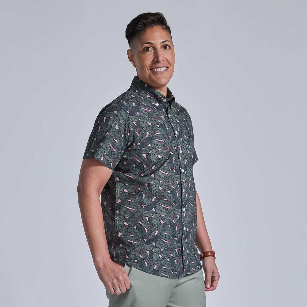 Kirrin Finch The Ray Banana Leaf Short Sleeve Shi… - image 1