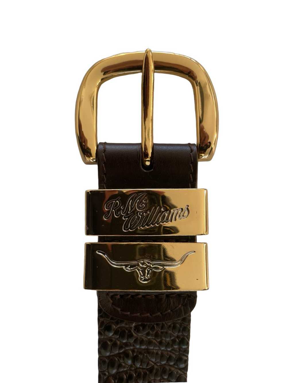 R.M. Williams Crocodile Leather RM William Belt - image 2