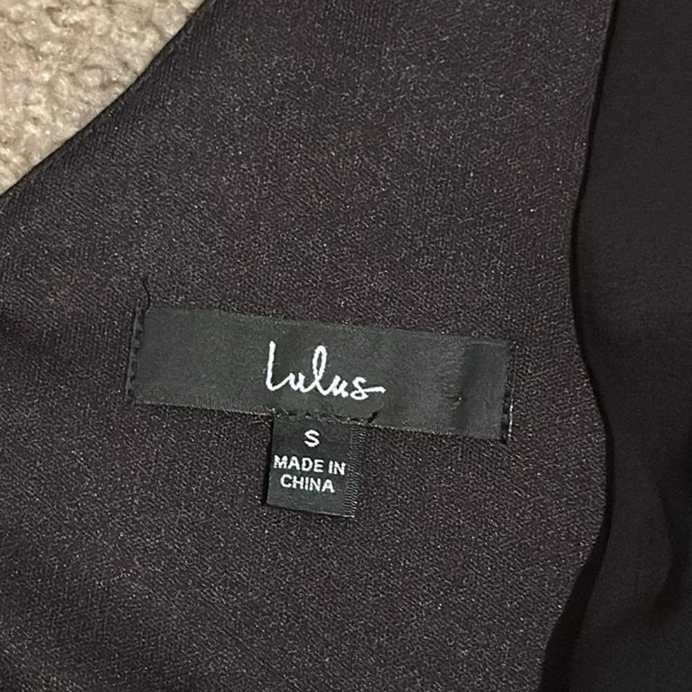 Lulu’s Thoughts of Hue Black Surplice Maxi Dress - image 5