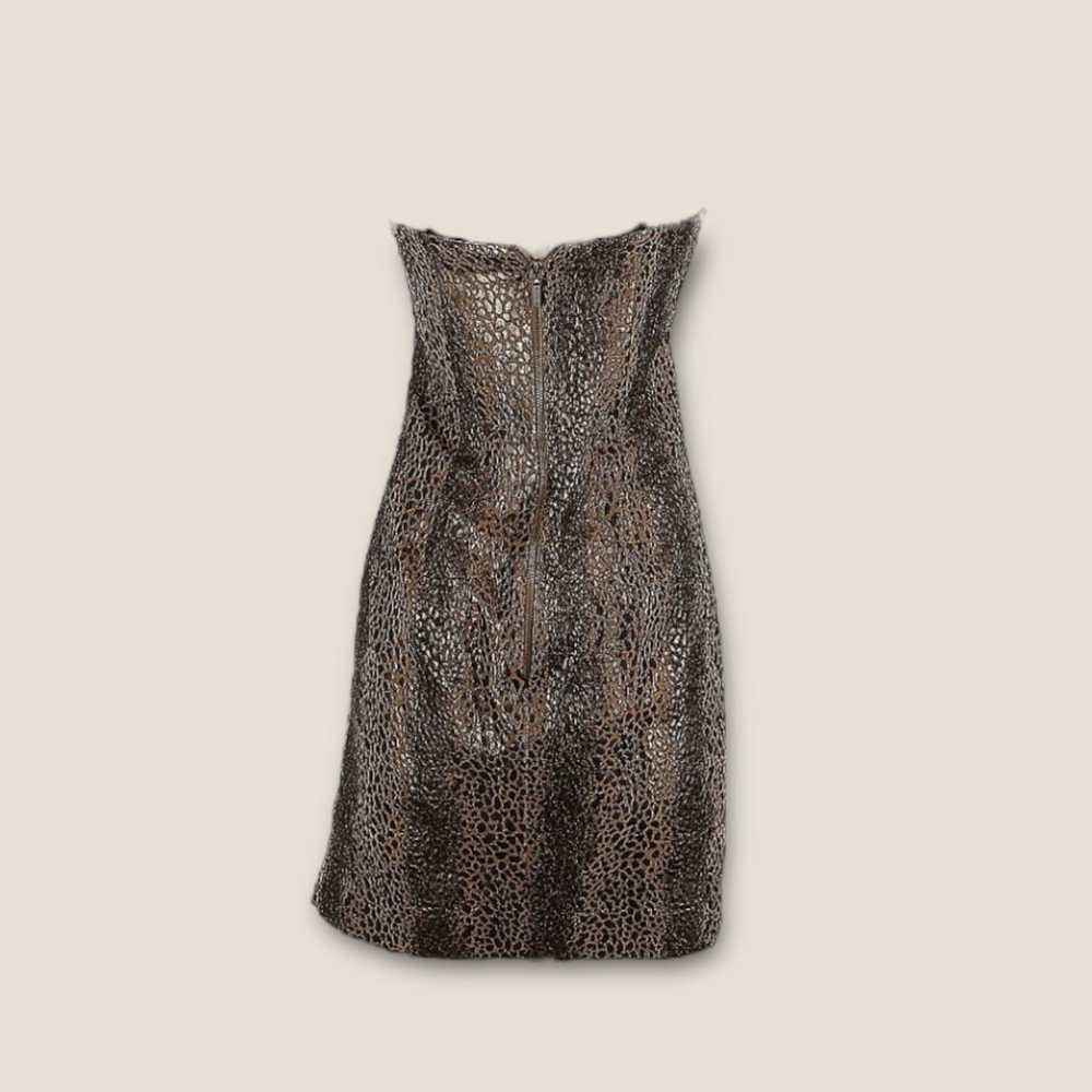 RARE Nicole Miller Snakeskin Mini Dress - image 2