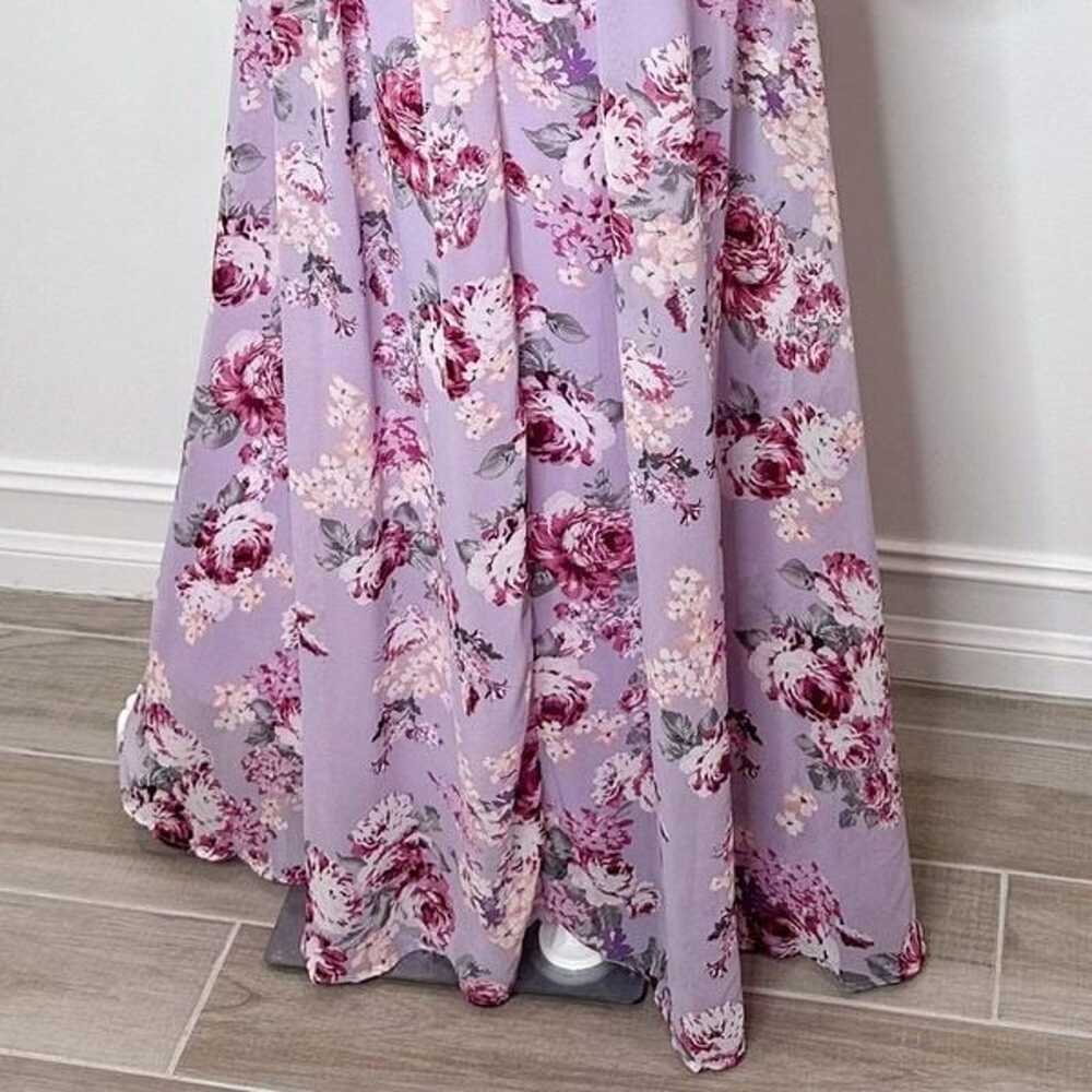 Lulus Garden Meandering Lavender Floral Print Sle… - image 10