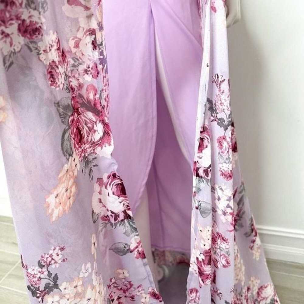 Lulus Garden Meandering Lavender Floral Print Sle… - image 7