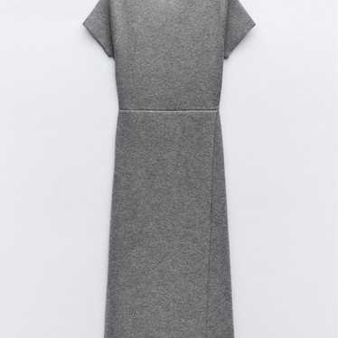 【Zara】 Wool Blend Dress Short Sleeve Knit Dress - image 1