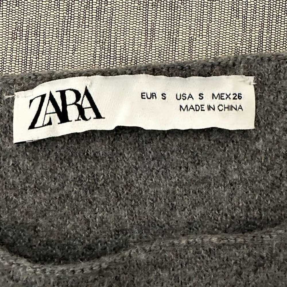 【Zara】 Wool Blend Dress Short Sleeve Knit Dress - image 6