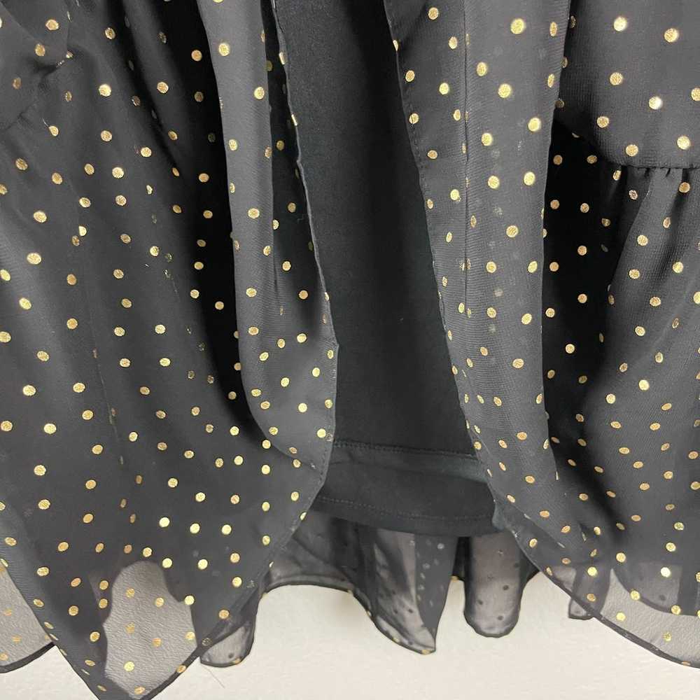 Julia Jordan Polka Dot Ruffled Tiered Midi Dress … - image 10