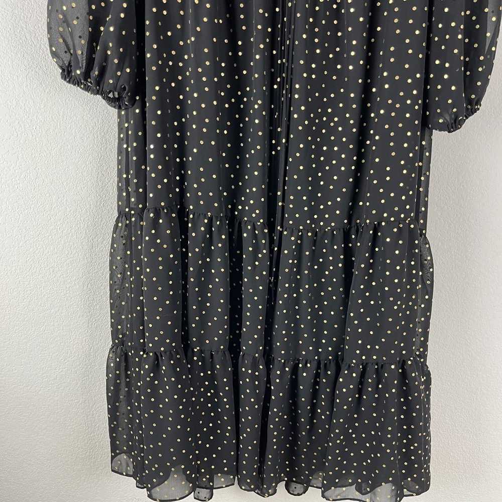 Julia Jordan Polka Dot Ruffled Tiered Midi Dress … - image 4