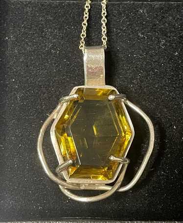 Designer Citrine Pendant