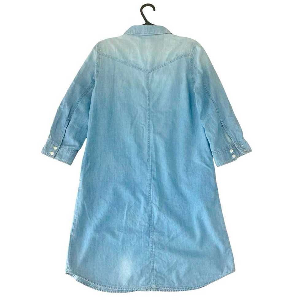 Natural Beauty Basic Long Sleeve Denim Shirt Dres… - image 6