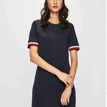 TOMMY HILFIGER Short-Sleeve Navy Dress