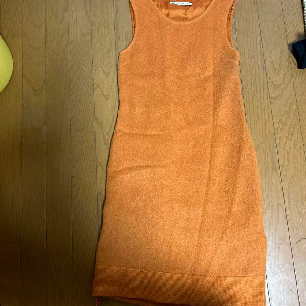 Penny Black Orange Sleeveless Knit One-piece - image 1