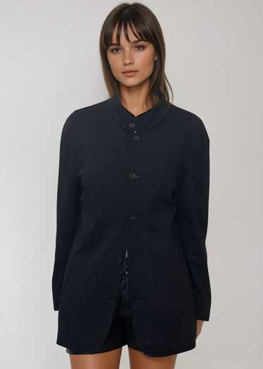 Armani Navy Cotton Jacket