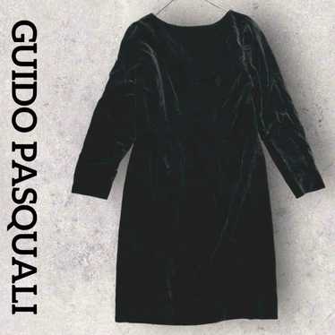 GUIDO PASQUALI Velour Knee-length Dress (Size 42)… - image 1