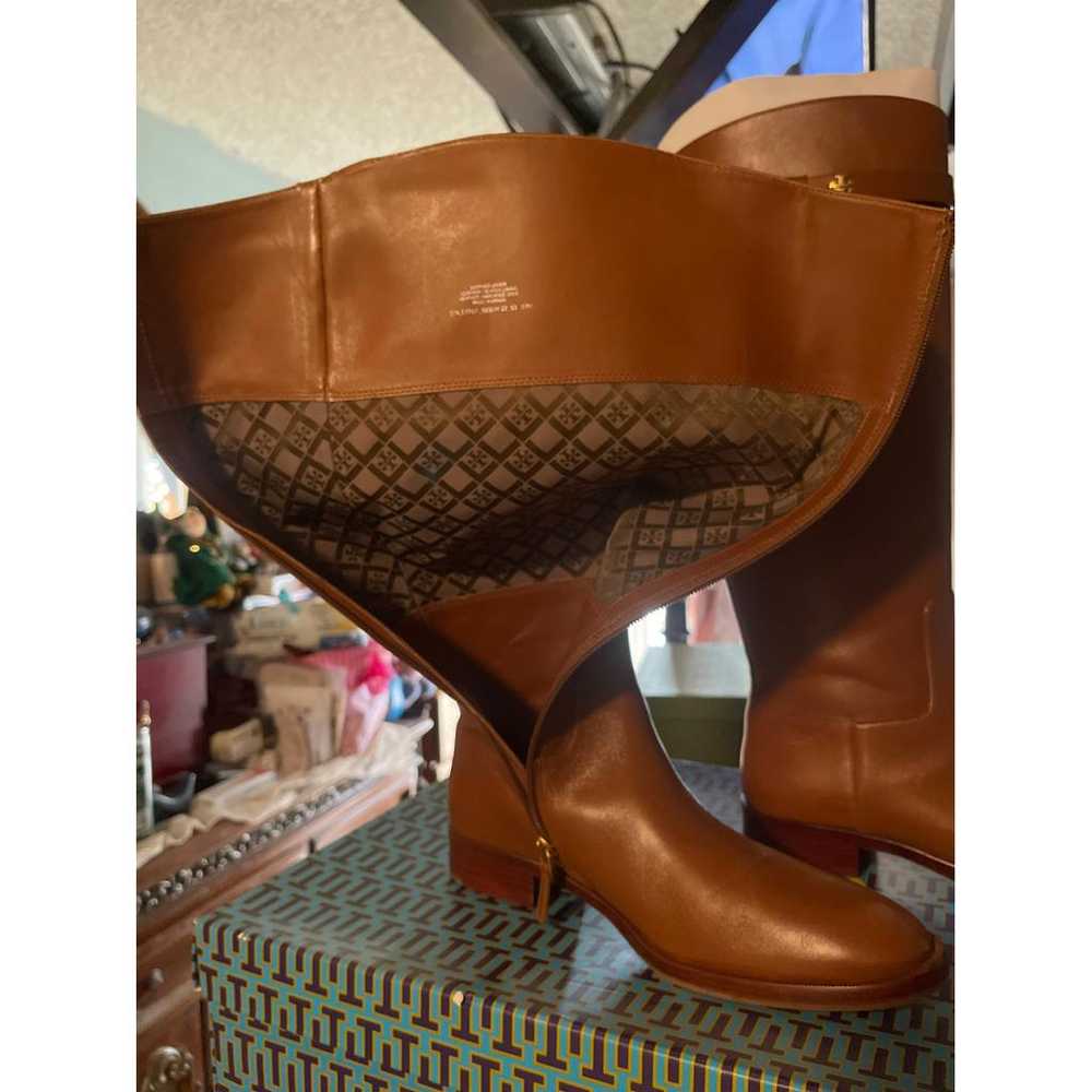 Tory Burch Leather riding boots - image 10