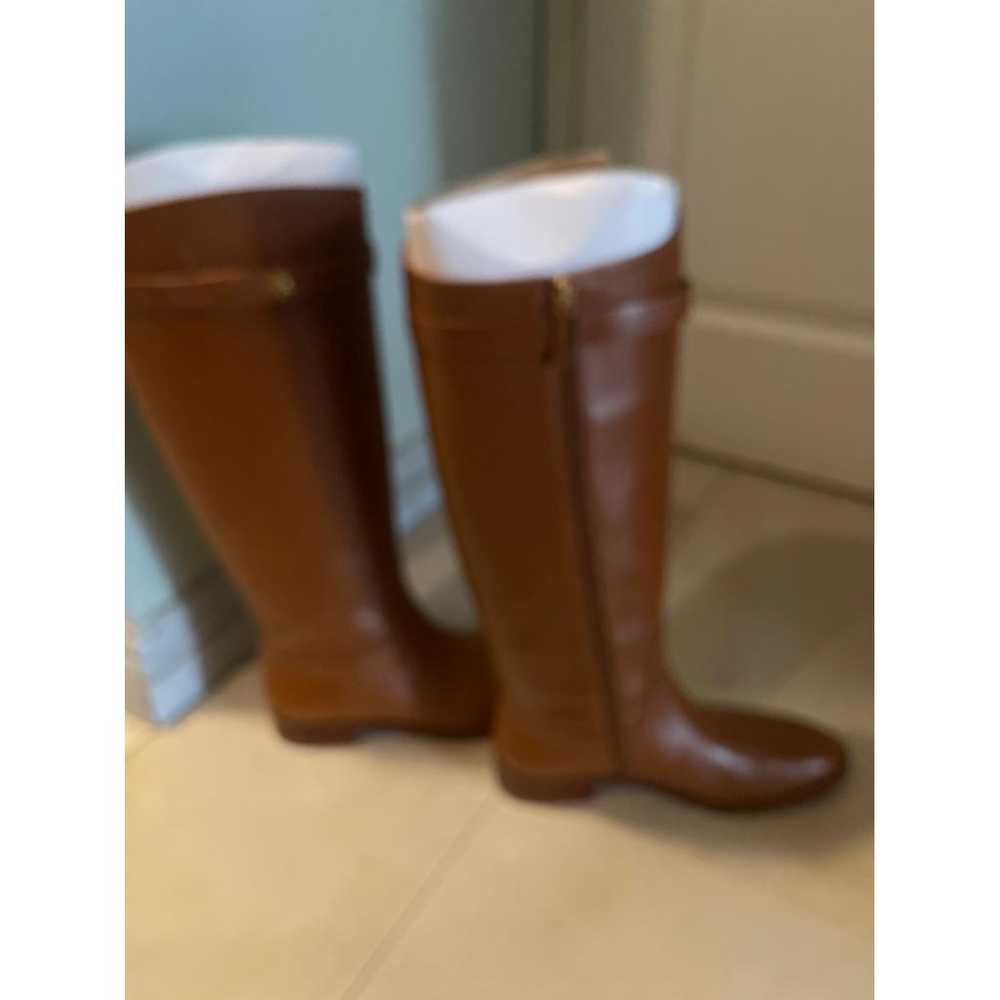 Tory Burch Leather riding boots - image 3