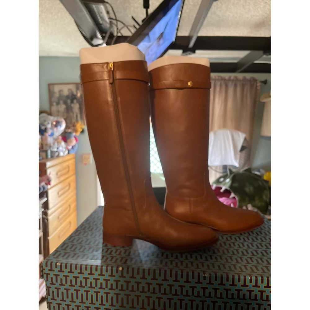 Tory Burch Leather riding boots - image 6