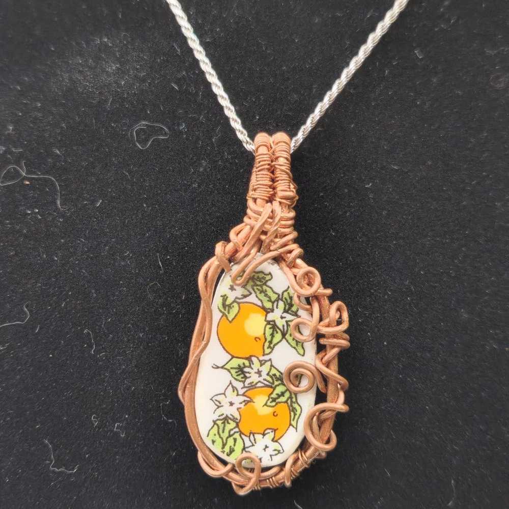 Wire wrapped pendant - image 1