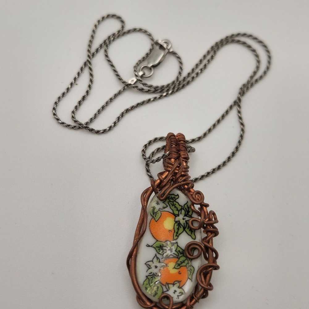 Wire wrapped pendant - image 2