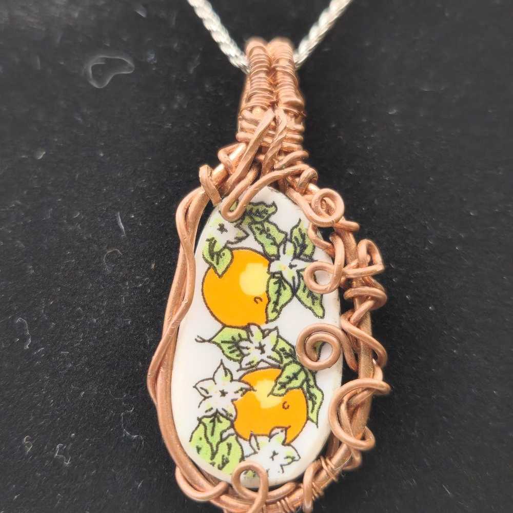 Wire wrapped pendant - image 3