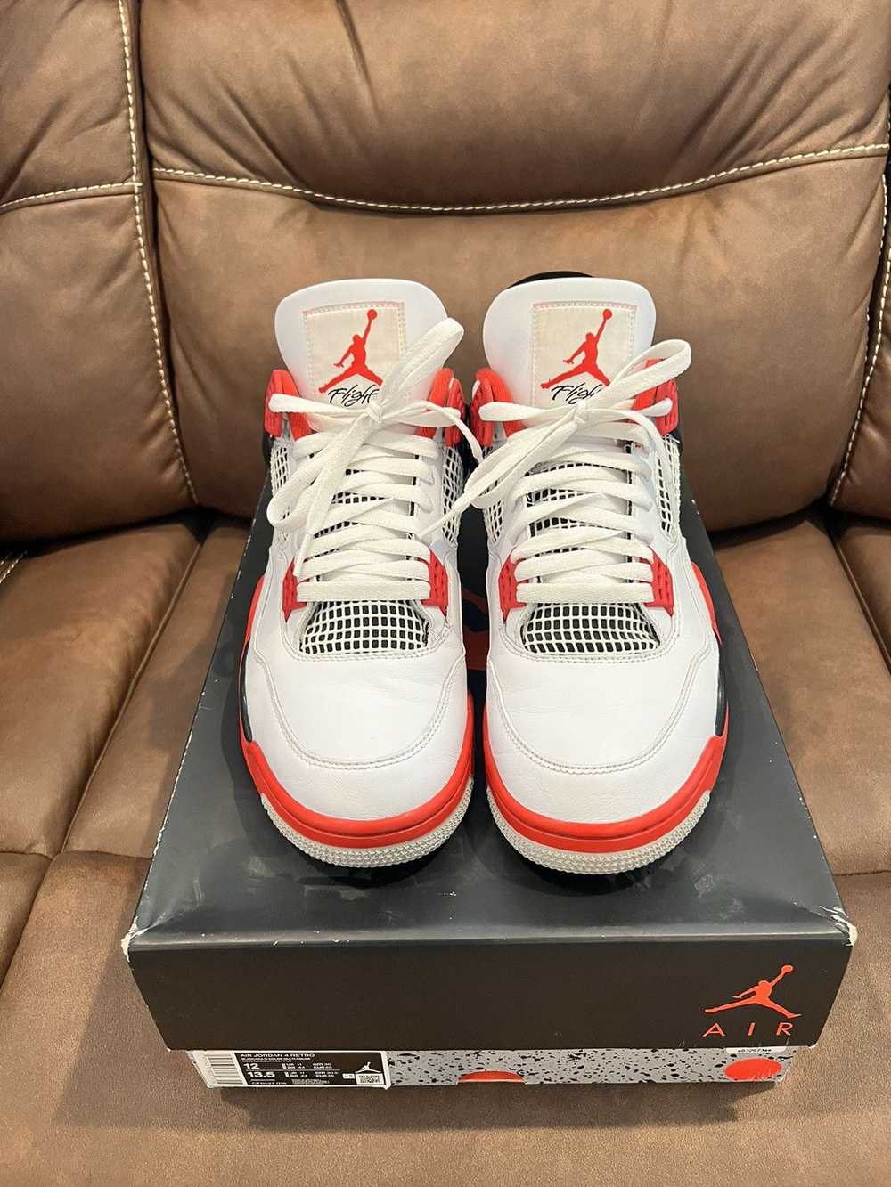 Jordan Brand × Nike Jordan 4 Retro Fire Red (2020) - image 3