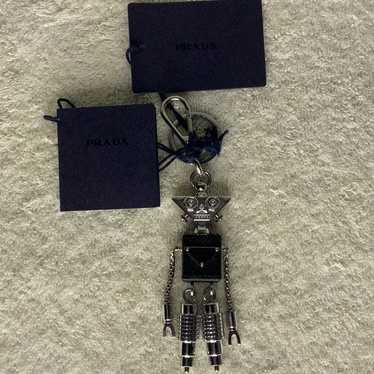 Prada Prada 'Robot' Keychain/Bag Charm, Black & S… - image 1