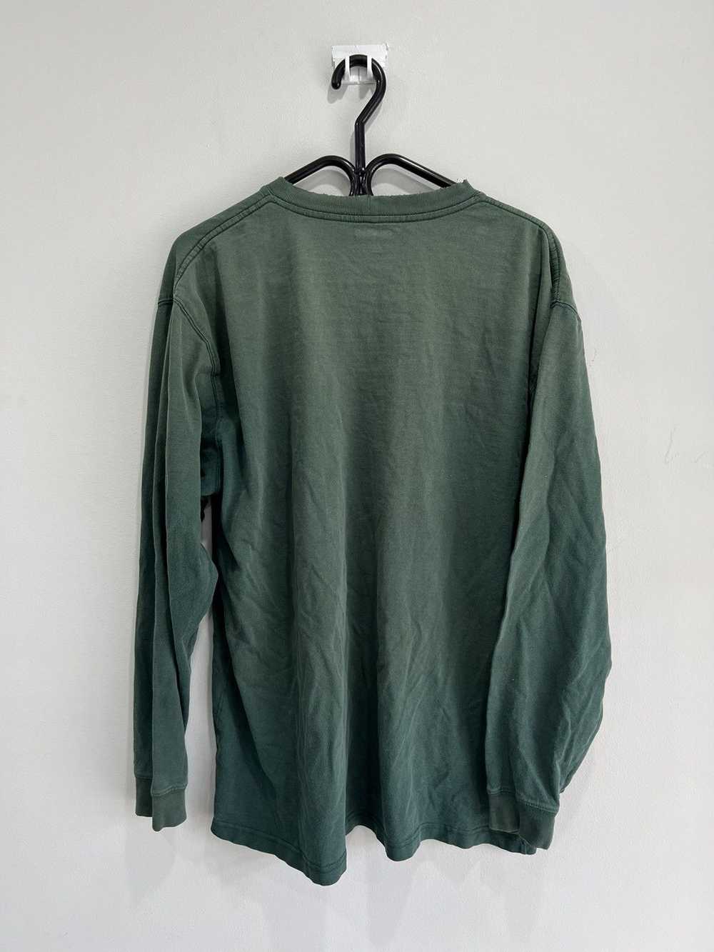 Vintage Carhartt Shirt Forest Green Longsleeve su… - image 3