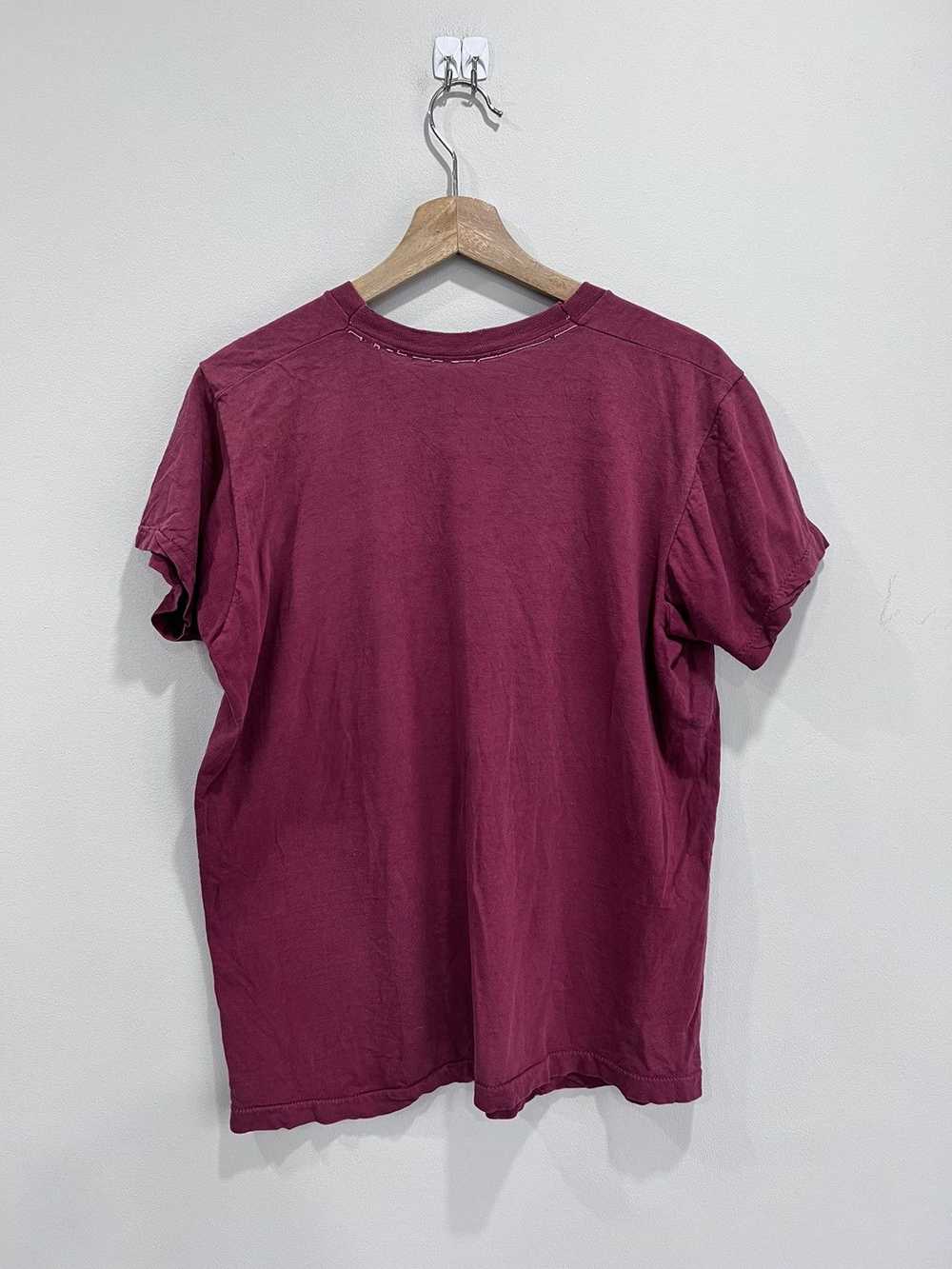 Vintage 90s Single Stitch Blank Tee Shirt Pocket - image 2