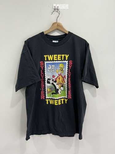 Vintage Tweety Bird Looney Tunes Tee Shirt stamp