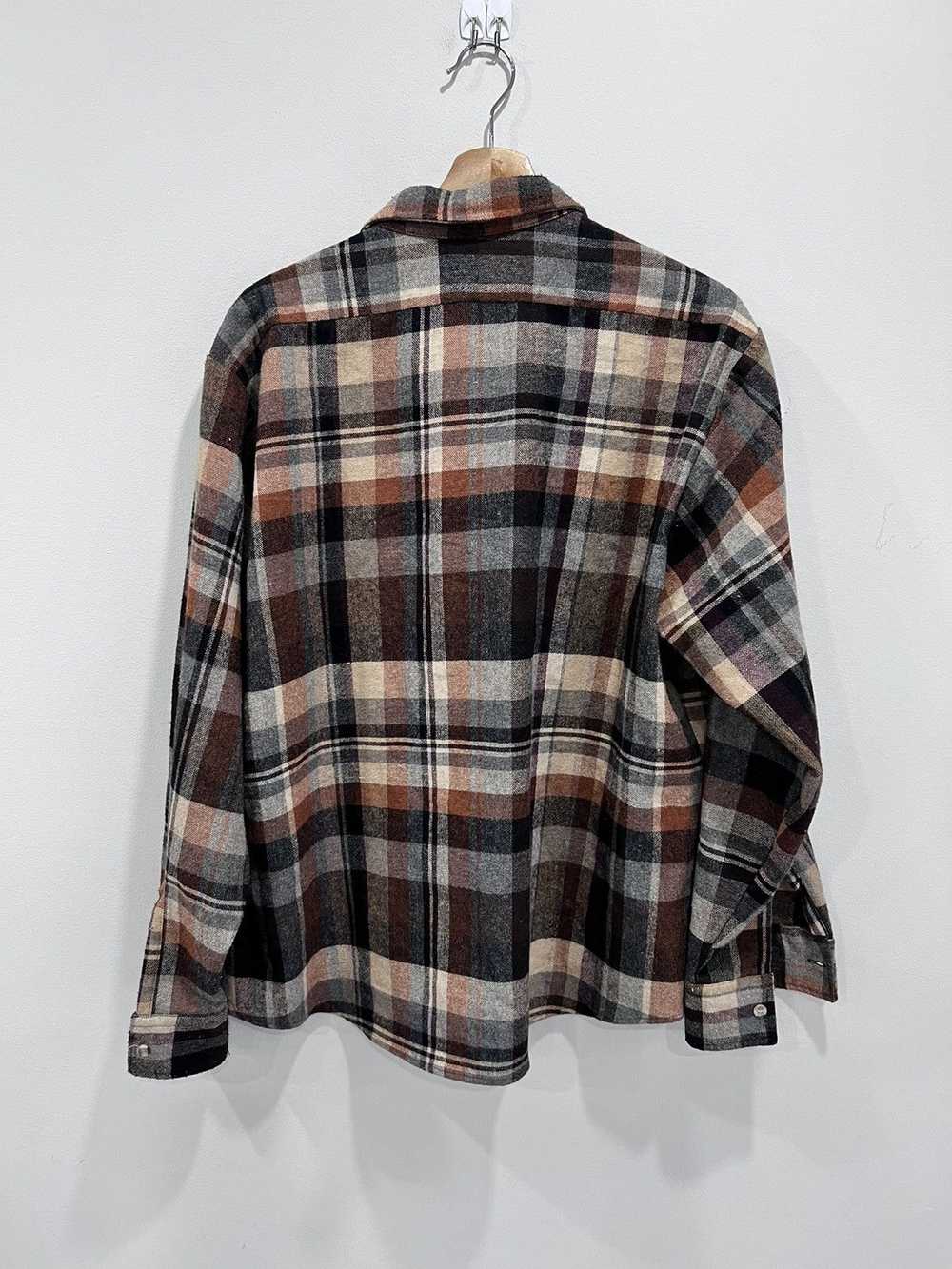 Vintage 90s Wrangler Plaid Button Up Shirt flannel - image 4