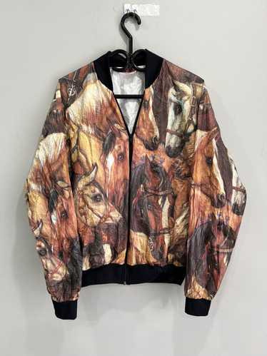 Vintage Horses Paper Thin Light Windbreaker jacket