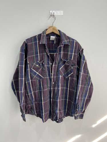 Vintage 90s Codet Button Flannel Shirt