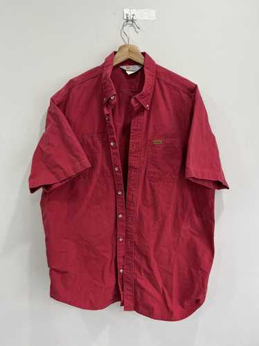 Vintage 90s Carhartt Short Sleeve Button Up Shirt