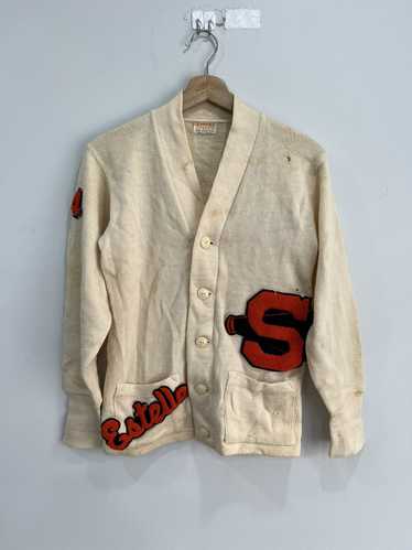 Vintage 1954 50s Detroit Knitting Mills Cardigan S