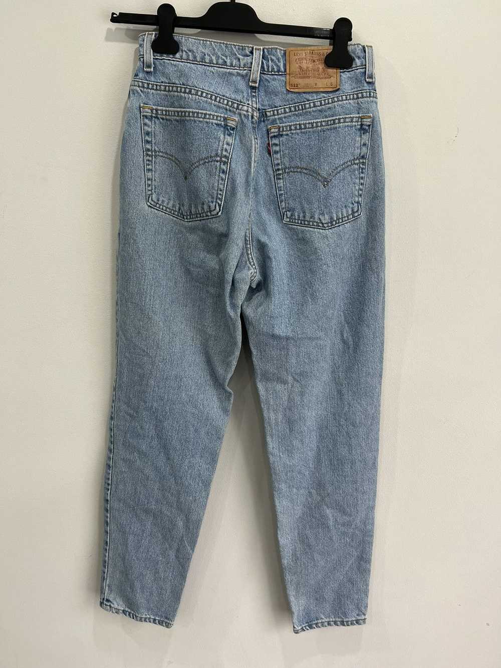 Vintage Womens Levis Jeans 512 Slim Pants Denim s… - image 1