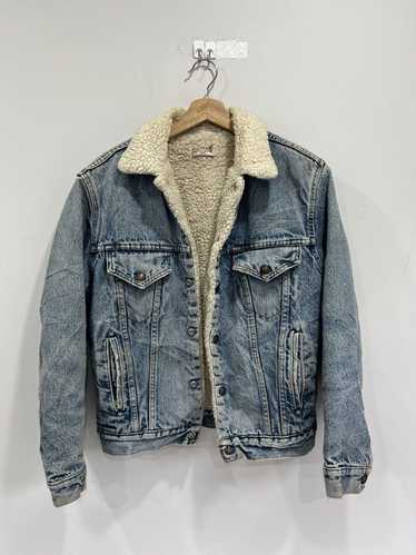 Vintage Levis Denim Sherpa Jean Jacket