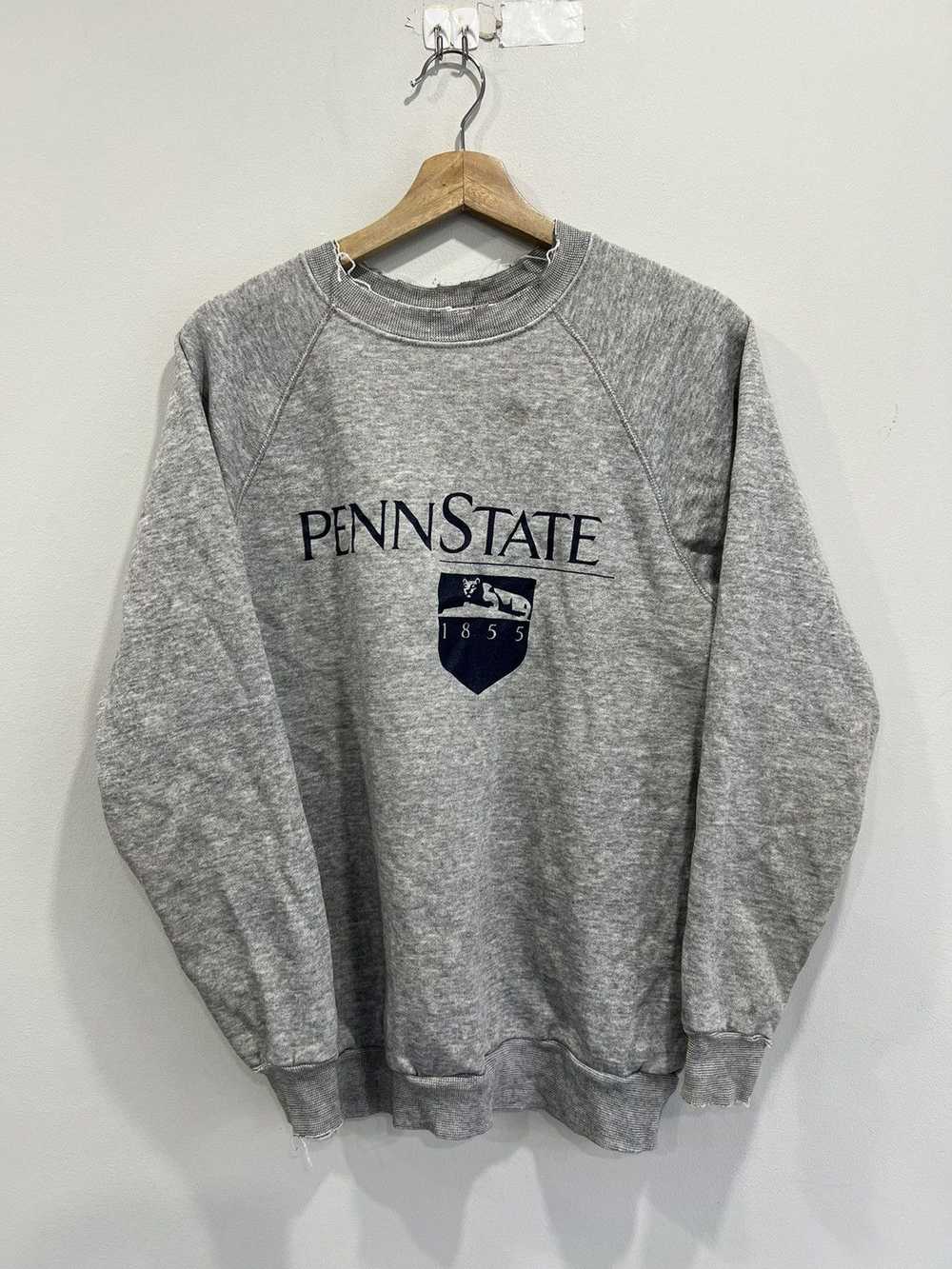 Vintage Penn State University Sweater Thrashed - image 1