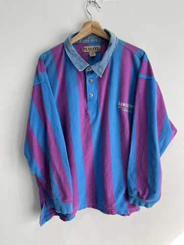 Vintage Bum Equipment Rugby Shirt Striped Longslee