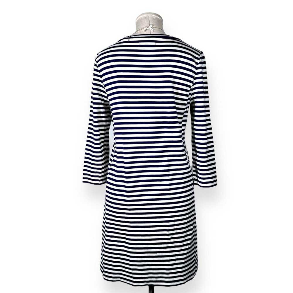 MADEWELL Shirt Dress A-Line Shift Striped 3/4 Sle… - image 6