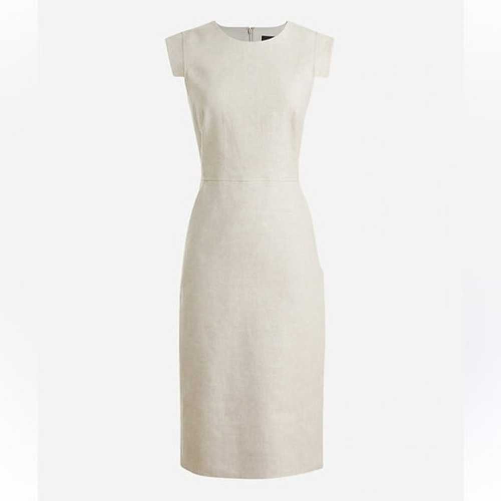 J.crew Resume dress in stretch linen blend 12 - image 2