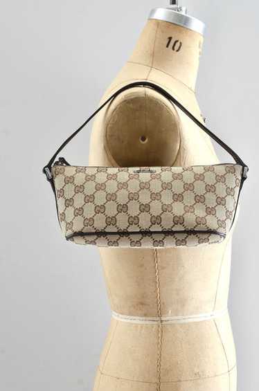 Gucci Boat Pochette Classic Brown