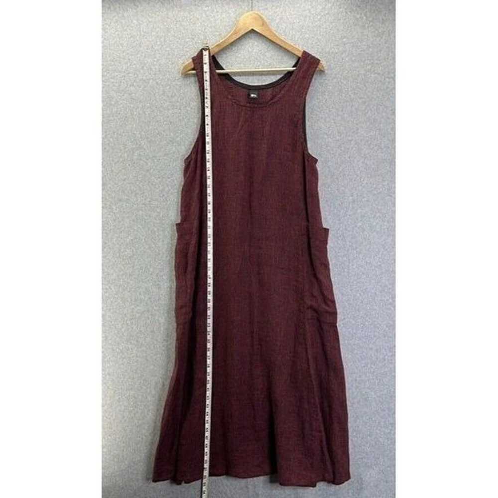 Liv Habitat Linen Woven Maxi Long Tank Dress Lage… - image 9