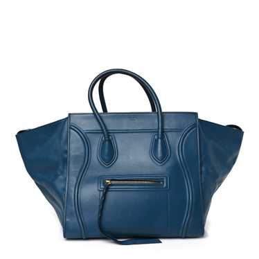 CELINE Smooth Calfskin Medium Phantom Luggage Sla… - image 1