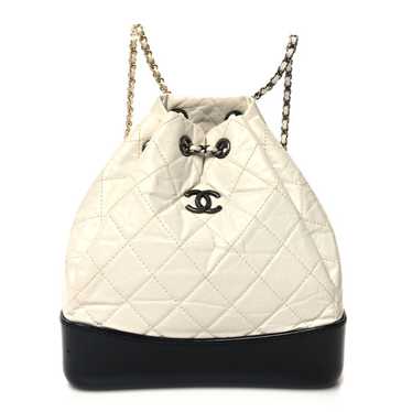 CHANEL Aged Calfskin Quilted Small Gabrielle Back… - image 1