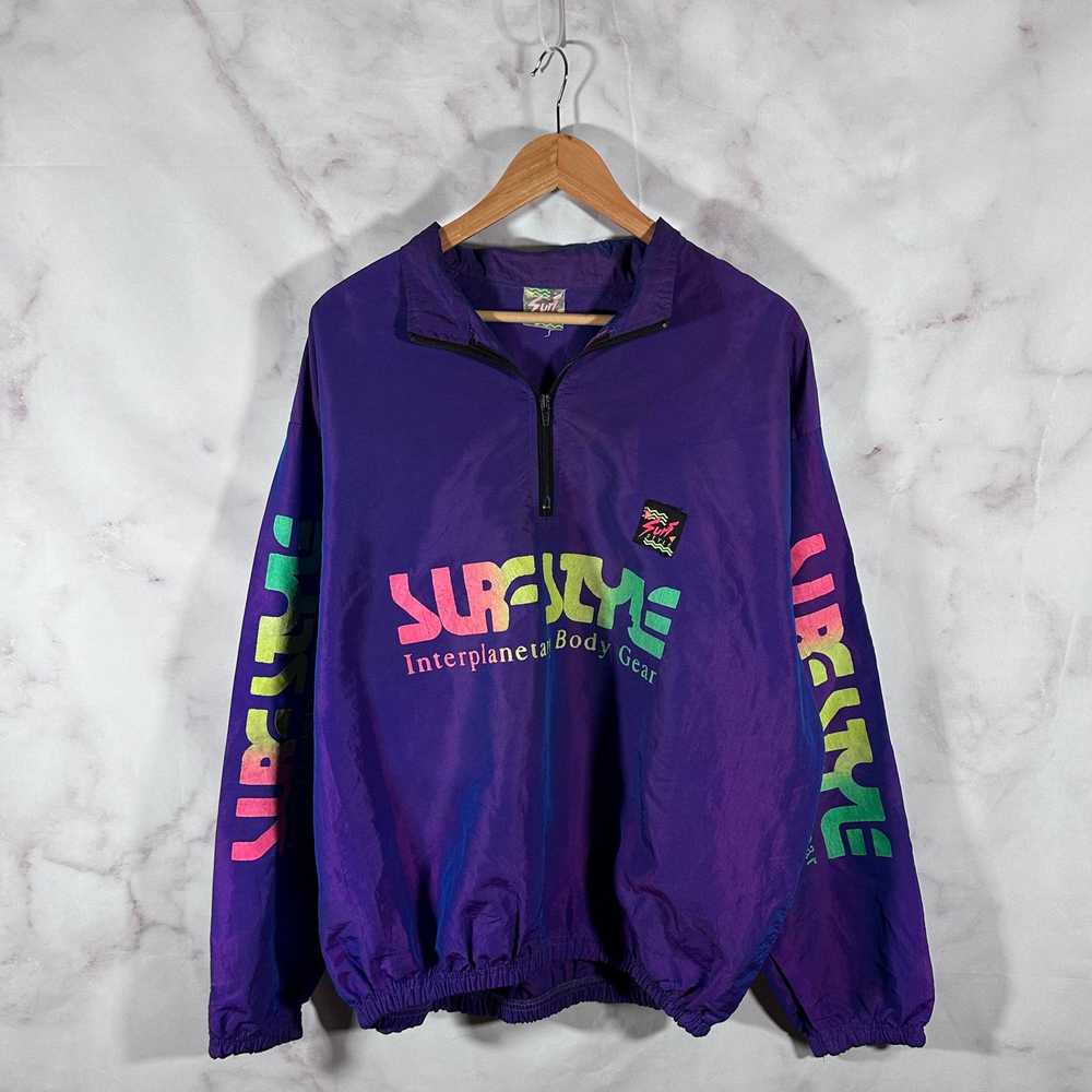 Made In Usa × Surf Style × Vintage Iridescent Pur… - image 1