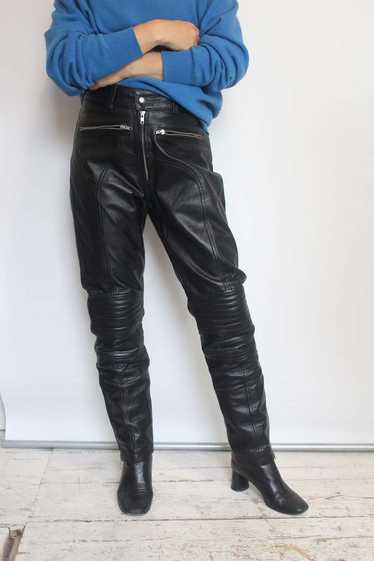 Leather Motorcycle Trousers