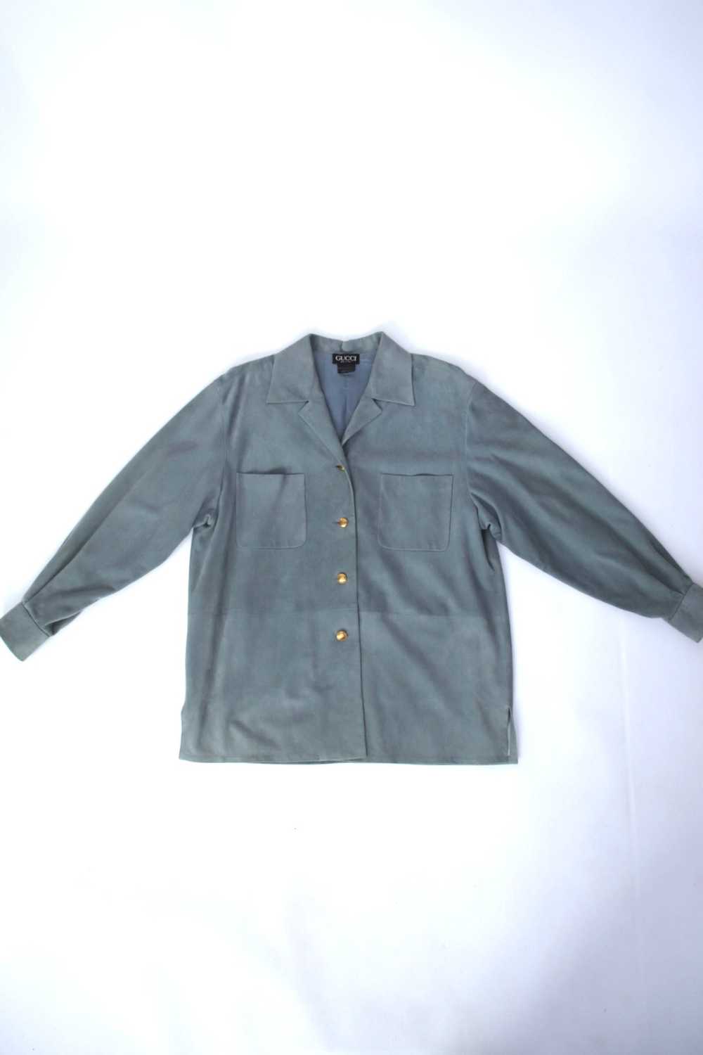 1990s Gucci Suede Shirt - image 4