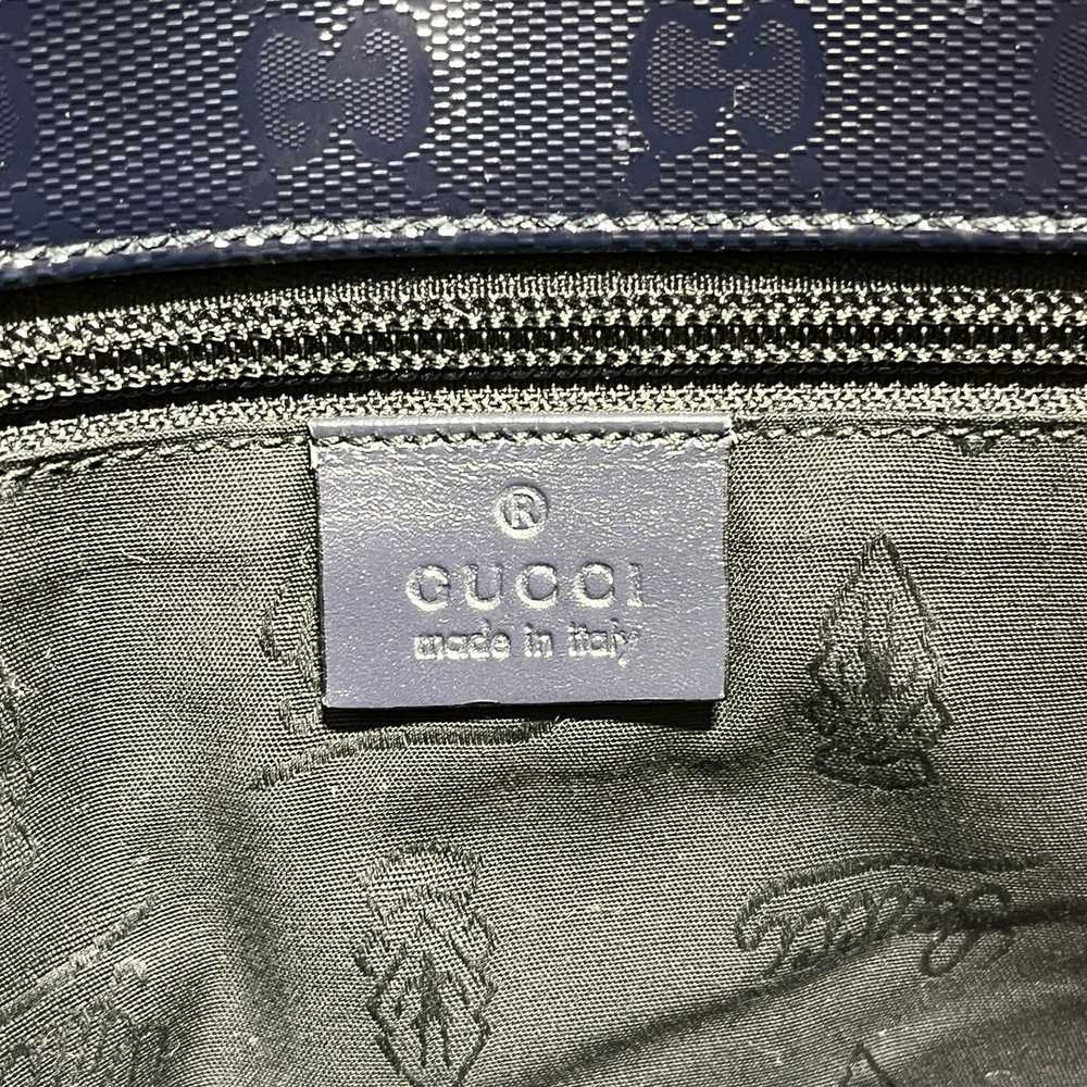 GUCCI/Cross Body Bag/Monogram/NVY/SILVER BUCKLE - image 6