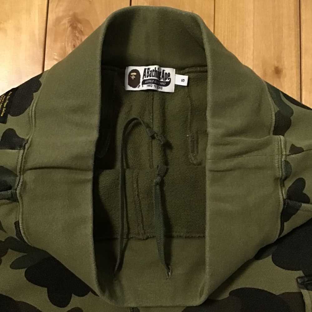 Bape BAPE Sweat cargo shorts 1st camo green ape ★… - image 5